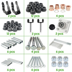 Tie rod ends from 10L0L kit support stable handling on varied terrain