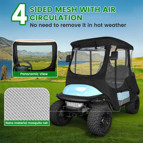 Durable 600D polyester walls with waterproof inner layer guard against wind and rain