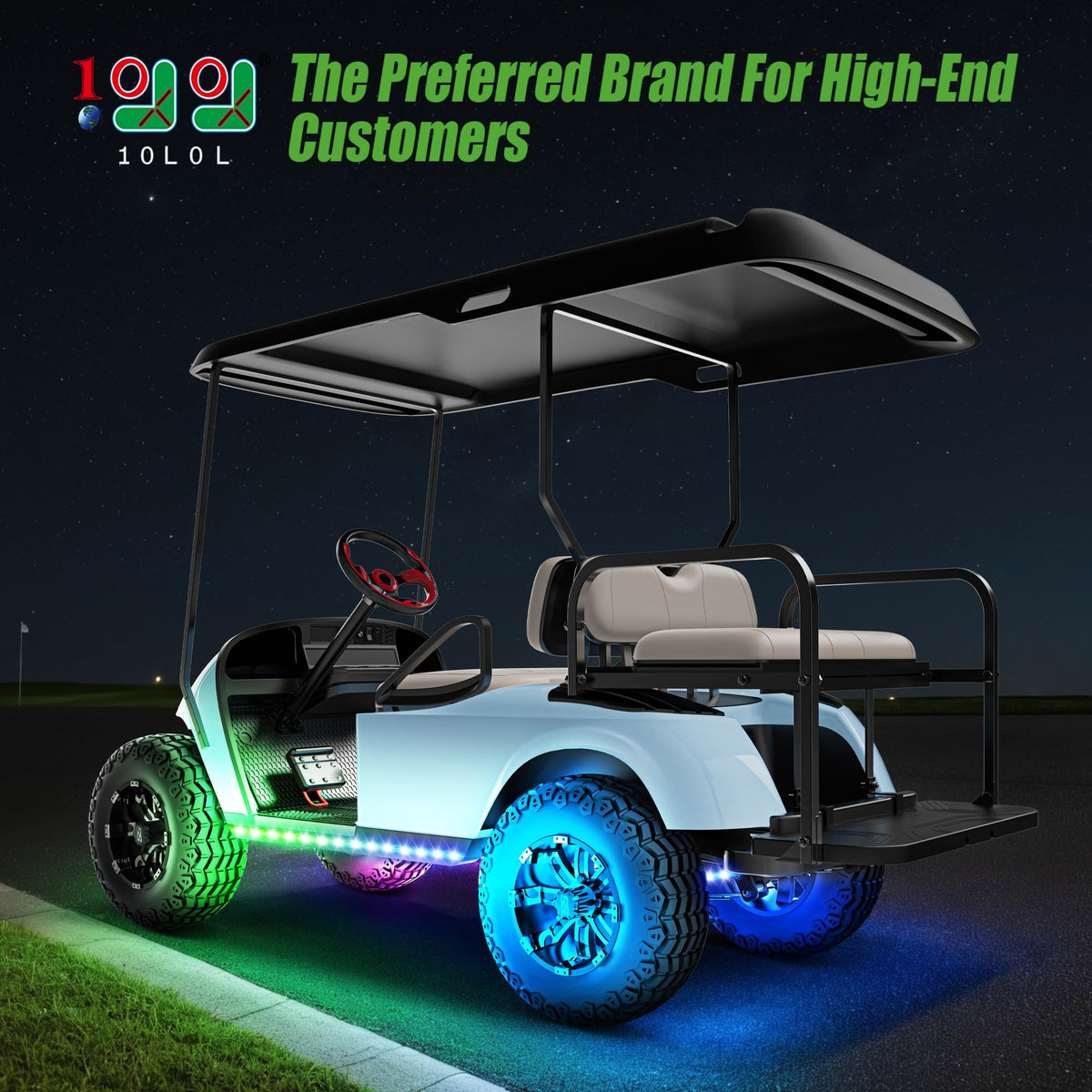 10L0L DIY installation of underbody lights on roof and trunk areas