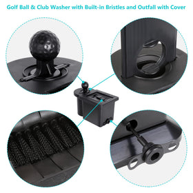 10L0L drainage outlet with plug cover for easy maintenance.