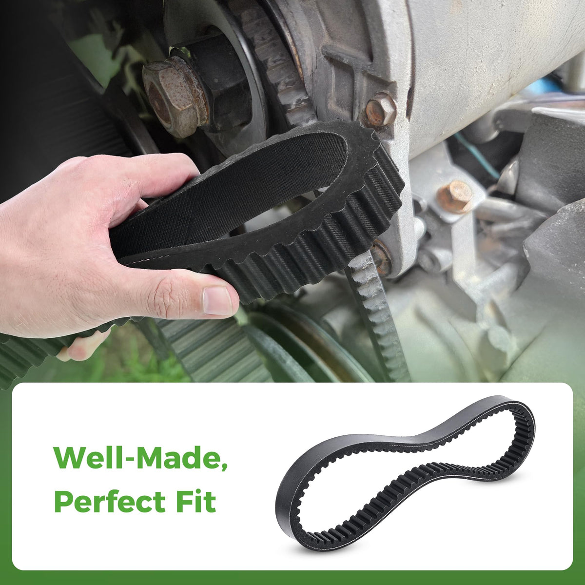 10L0L drive belt 1016203 OEM replacement for Club Car DS