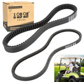 10L0L drive belt kit for Yamaha G2–G22 cart, supports consistent drive