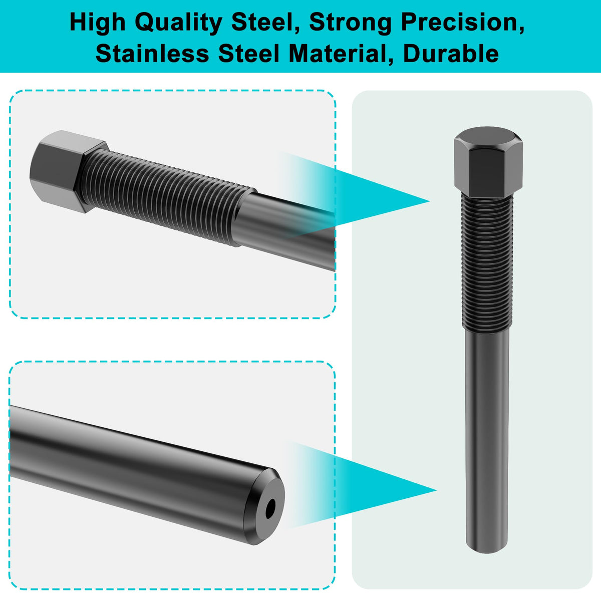 10L0L Drive Clutch Puller Tool in stainless steel for longevity.
