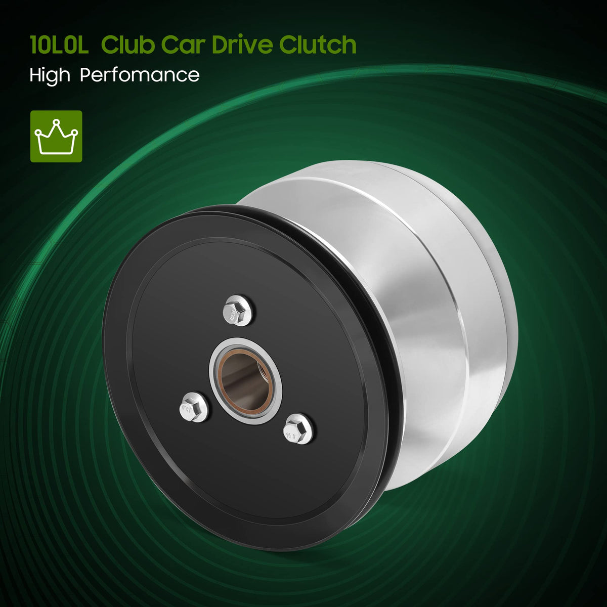 10L0L clutch delivers fast engagement and quiet operation.