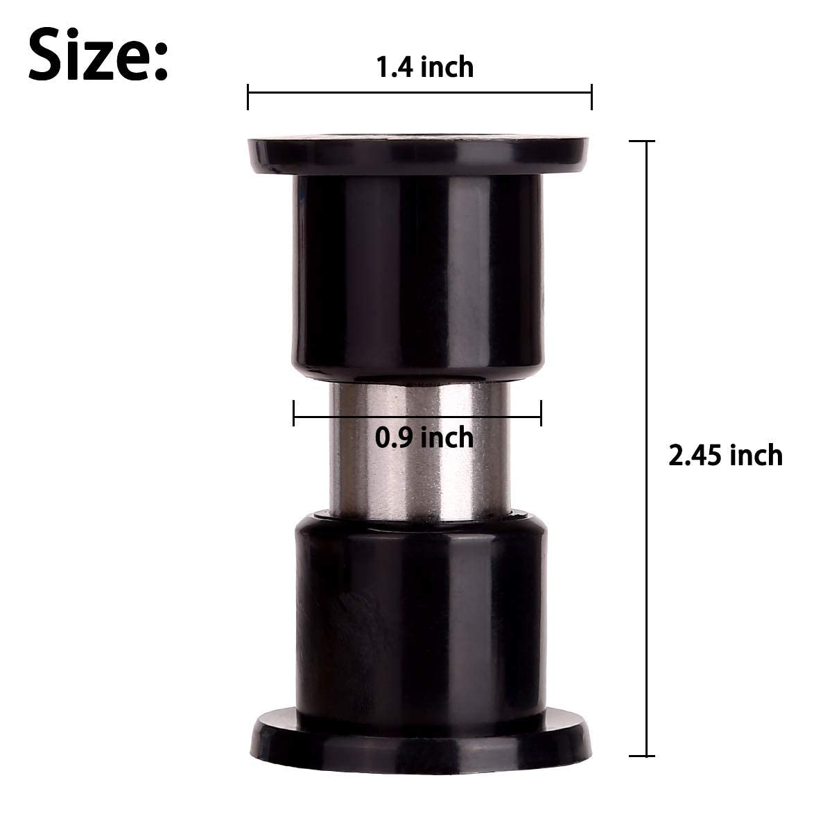 10L0L driver-side A-arm bushing for EZGO RXV reduces play
