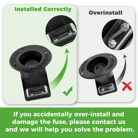 10L0L Bezel receptacle kit for proper snug fit