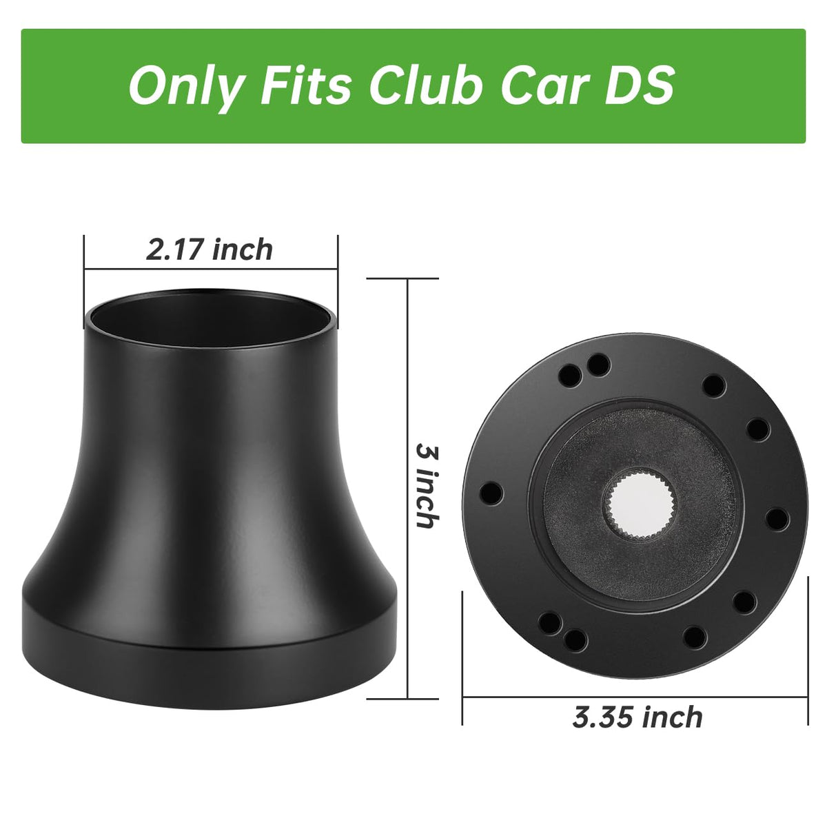 10L0L DS compatibility for Club Car DS wheels, secure grip.