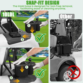 10L0L dual-tank design separates ball and club cleaning for efficiency
