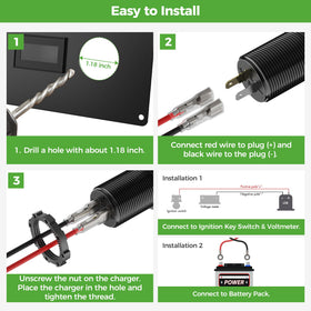10L0L dual USB ports support QC3.1 devices and standard USB charges.