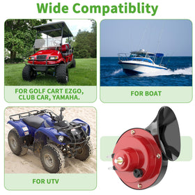 Rugged ABS housing of the 10L0L horn kit withstands weather.