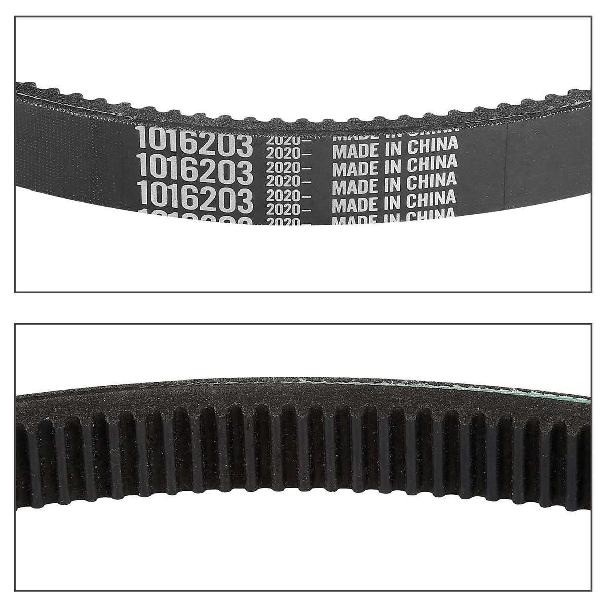 10L0L Durable belt image emphasizing dependable performance on gas carts.