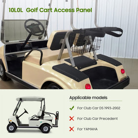 10L0L Corrosion-resistant panel cover protects Club Car DS exterior.