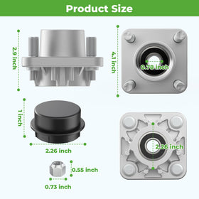10L0L pre-assembled bolts and bearings speed up DIY installation