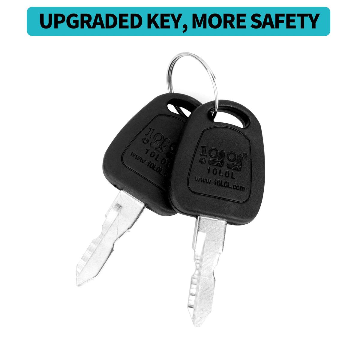 Durable, upgraded design by 10L0L—long-lasting ignition switch for gas golf carts.