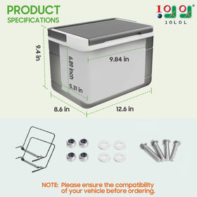10L0L durable leak-proof cooler design preserves contents on rough rides