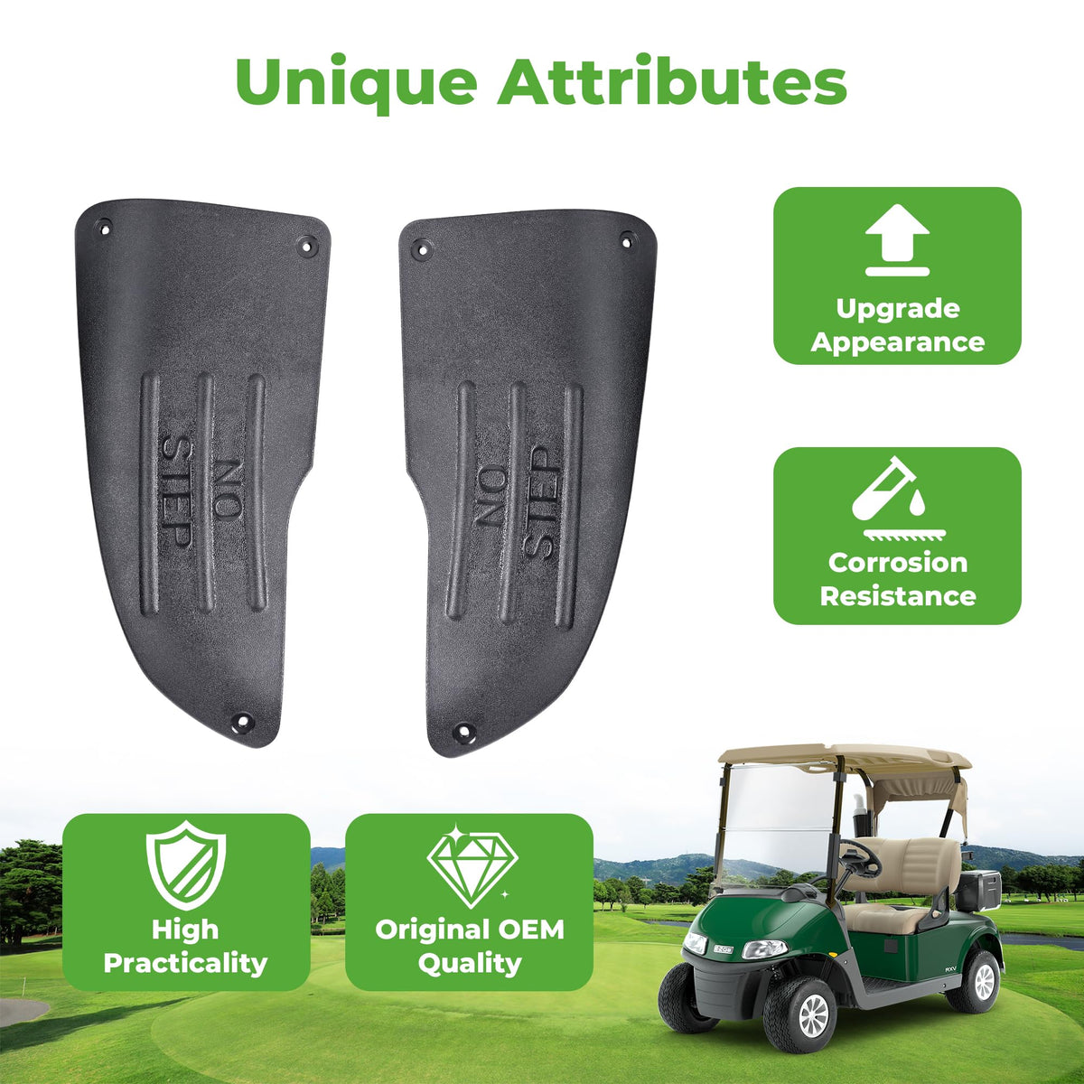 10L0L durable rear guard material resists cracks, rust, and UV damage