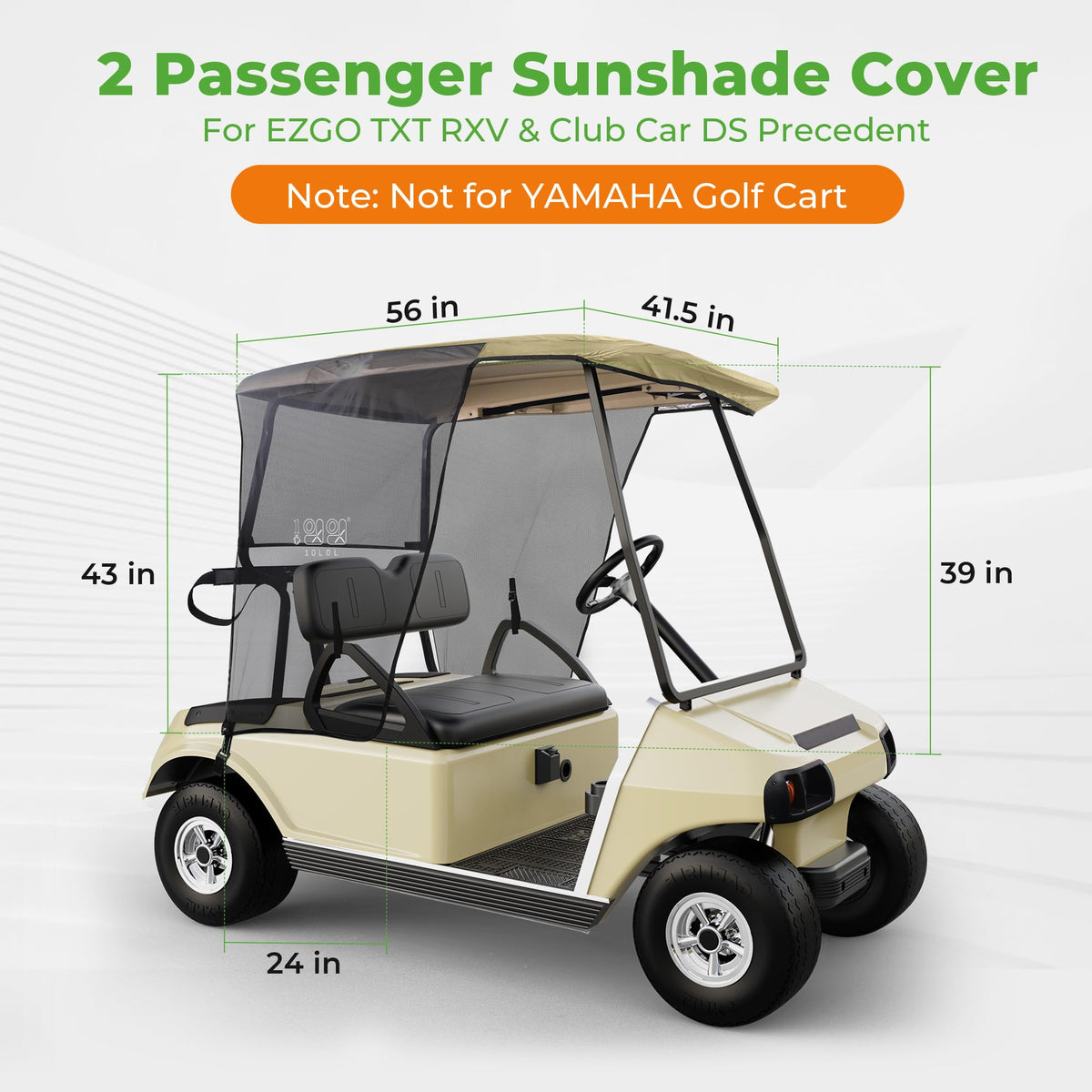 10L0L durable material offers long-lasting sun protection for golf outings