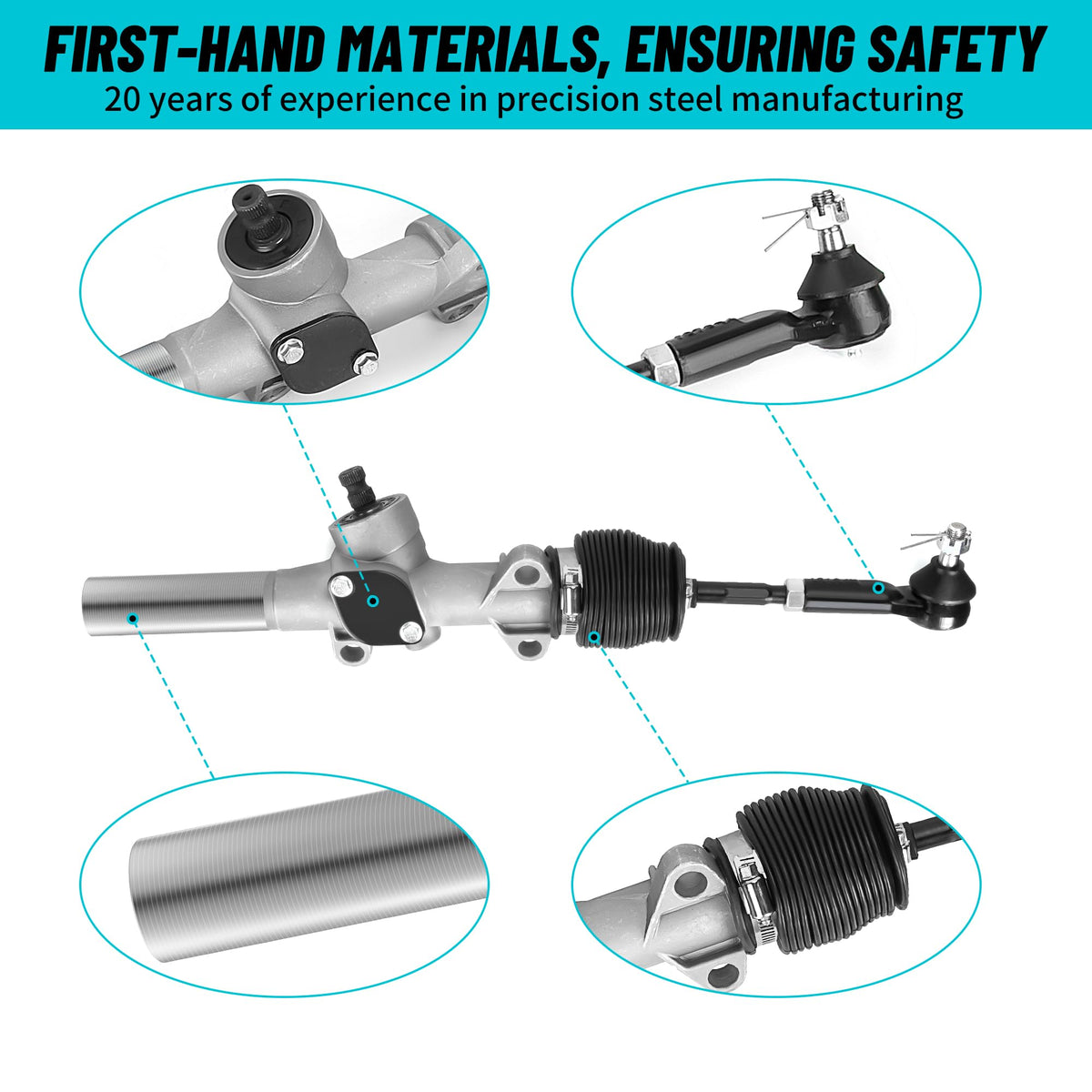10L0L Durable steel gear detail highlights robust construction for long-lasting performance.