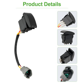 10L0L durable switch body for daily golf cart use.