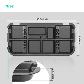10L0L Durable tray supports daily golf-cart organization