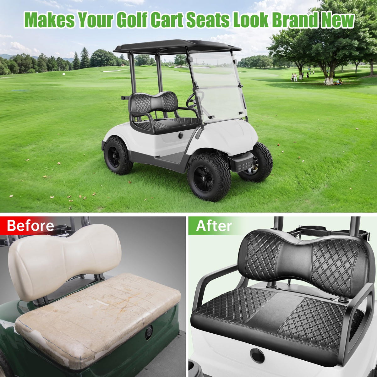 10L0L durable vinyl material stands up to wear on Yamaha G29.