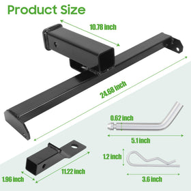 10L0L Durable, weatherproof bumper hitch designed for harsh outdoors.