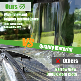 10L0L rust-proof zippers and windproof hooks for secure closure