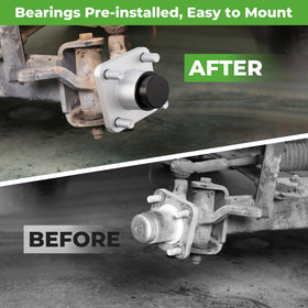 10L0L dust covers kit protects Club Car hub from debris and wear