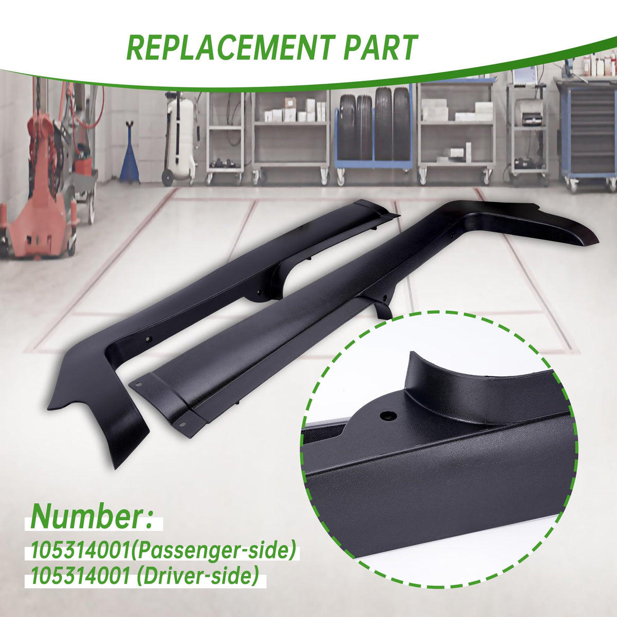Simple 3-minute installation with snap-on design from 10L0L.