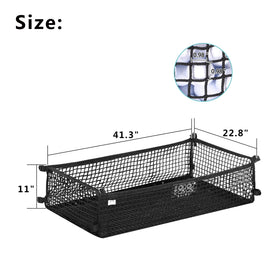 10L0L golf cart organizer keeps items secure during transport.