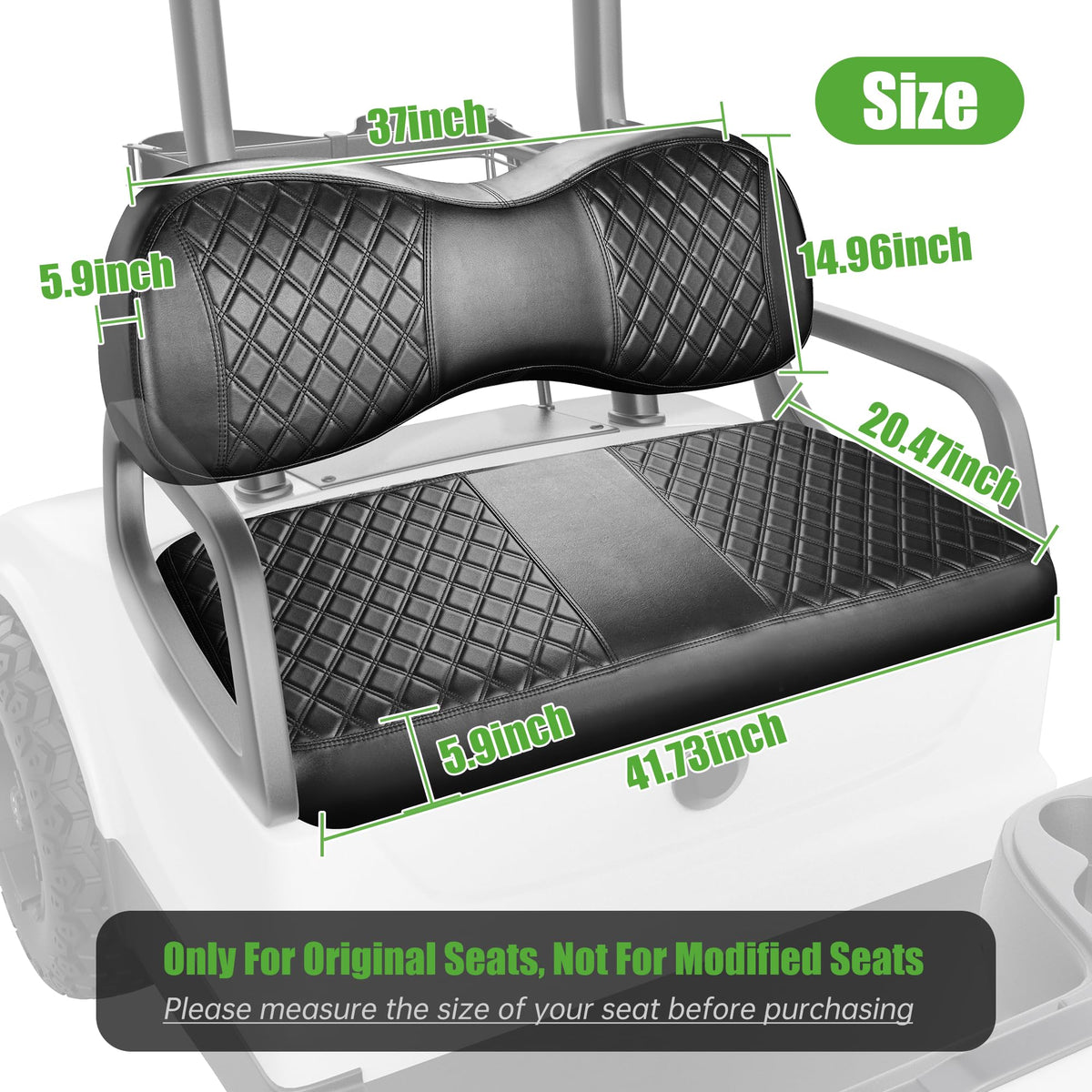 10L0L easy-clean one-piece cover keeps Yamaha G29 seats hygienic.