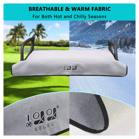 10L0L easy-install design with armrest holes fits Yamaha seats quickly.