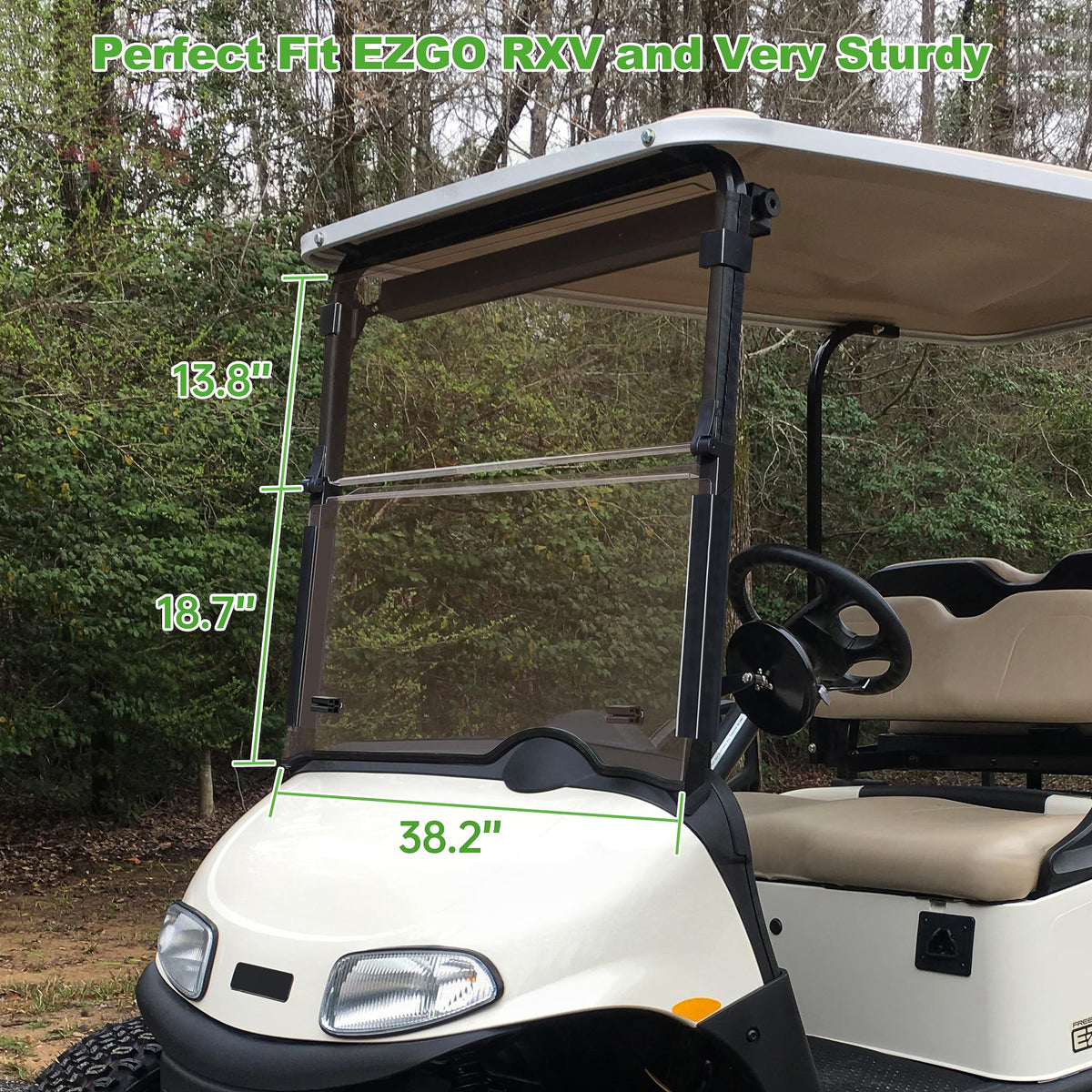 10L0L quick-install without drilling keeps EZGO RXV modification simple.