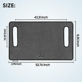 Easy-install seat towel for Yamaha two-person seats with armrests