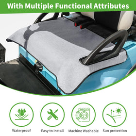 10L0L easy-install seat cover saves time during setup.