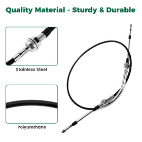 10L0L easy-install shift cable for Club Car DS minimizes downtime.