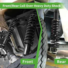 10L0L smooth ride upgrade for rugged terrains and daily golf cart use