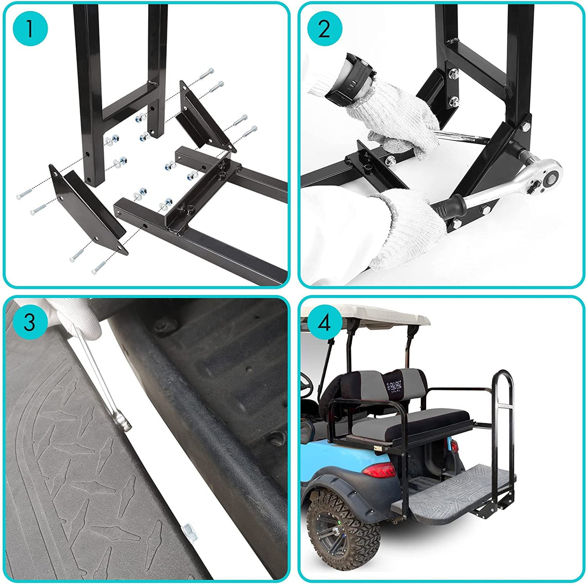 10L0L Easy-install with slotted holes and included hardware for a straightforward setup