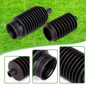 Durable black rubber construction withstands golf cart heat