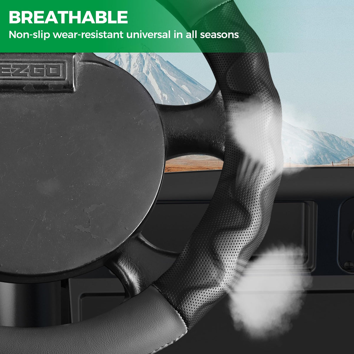 10L0L easy-install steering wheel cover for quick setup