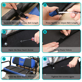 10L0L easy-install straps and buckles for quick setup