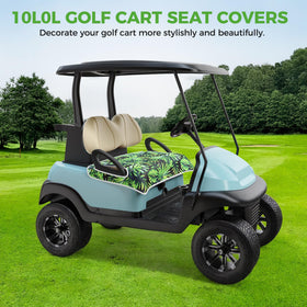 10L0L easy install with two armrest holes on golf cart seat cover