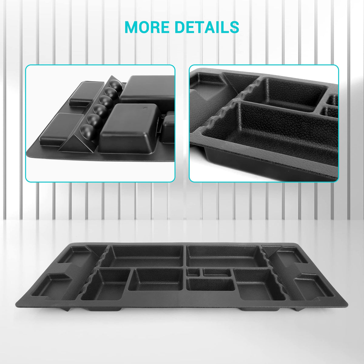 10L0L easy install under-seat tray for quick setup
