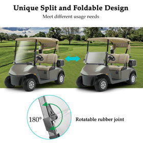The included instructions enable a simple, drill-free installation of the windscreen.