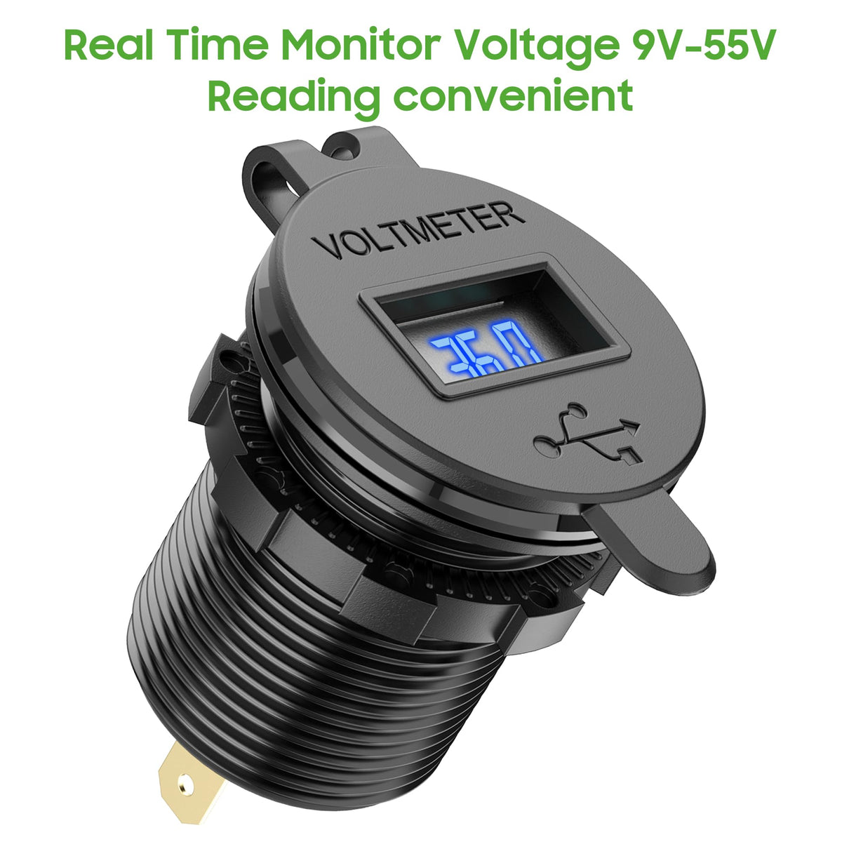 10L0L easy installation with metal socket design reduces overheating risk