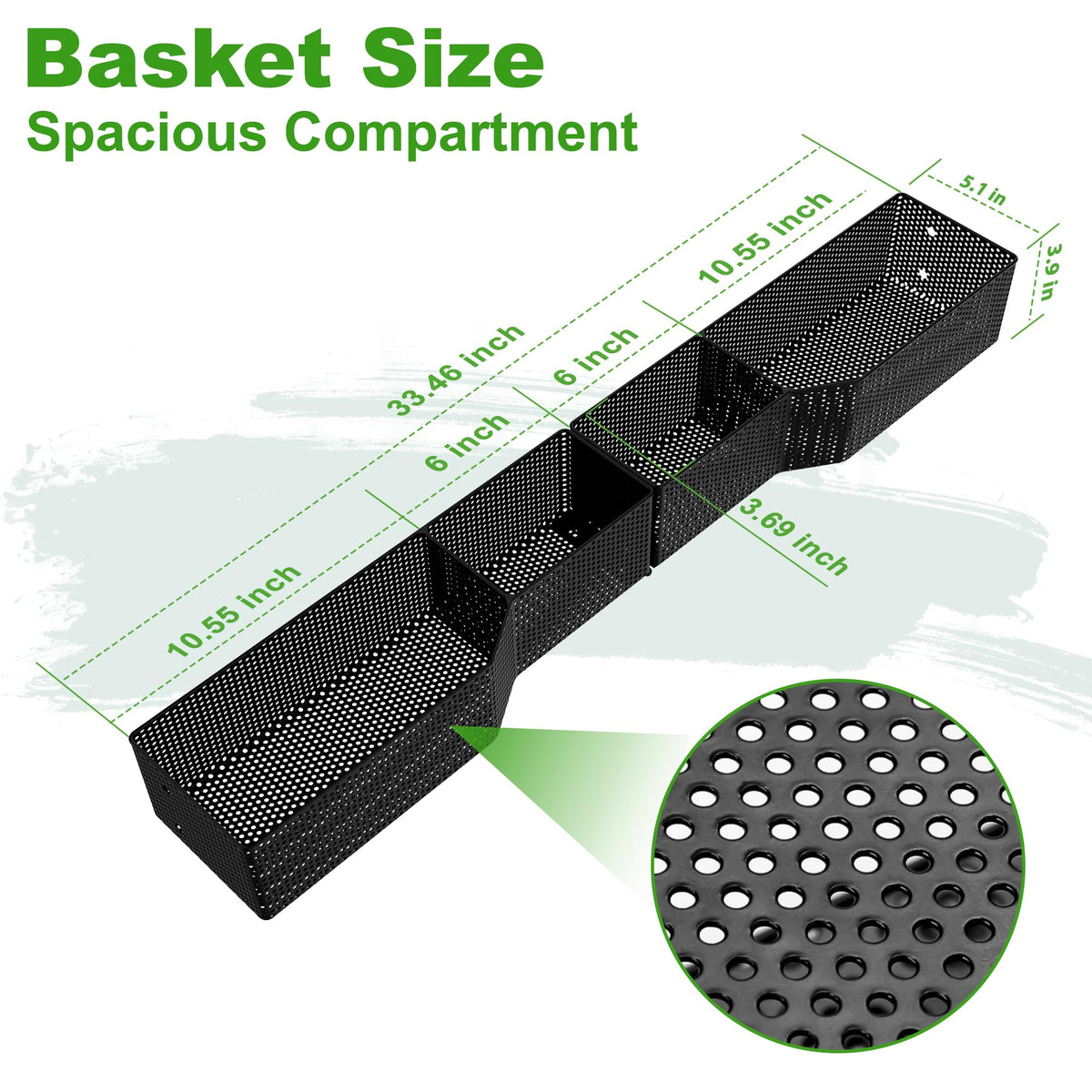 Easy installation with mounting holes and flexible setup option