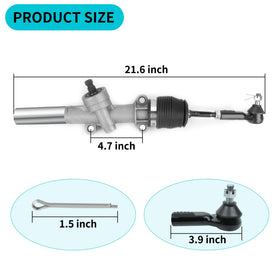10L0L Easy-installation scene shows straightforward steps to replace steering gear box.