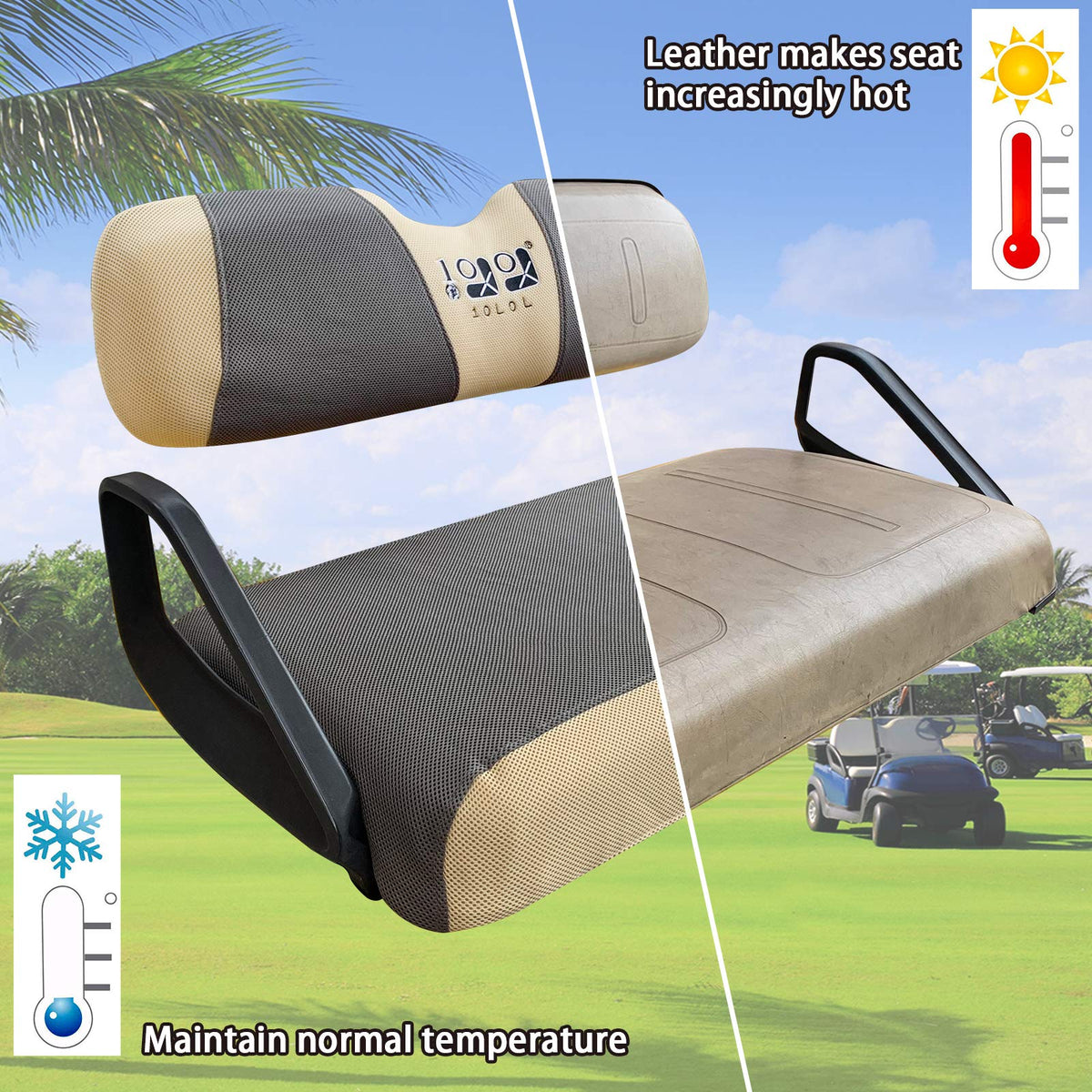 10L0L easy-install straps simplify tool-free seat cover setup.