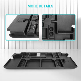 Removable and easy-to-clean 10L0L tray for quick maintenance underseat
