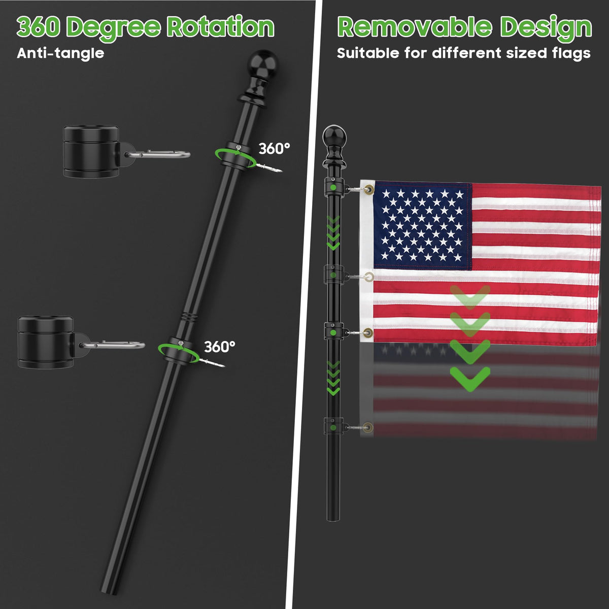 10L0L easy tool-free installation for quick mounting.